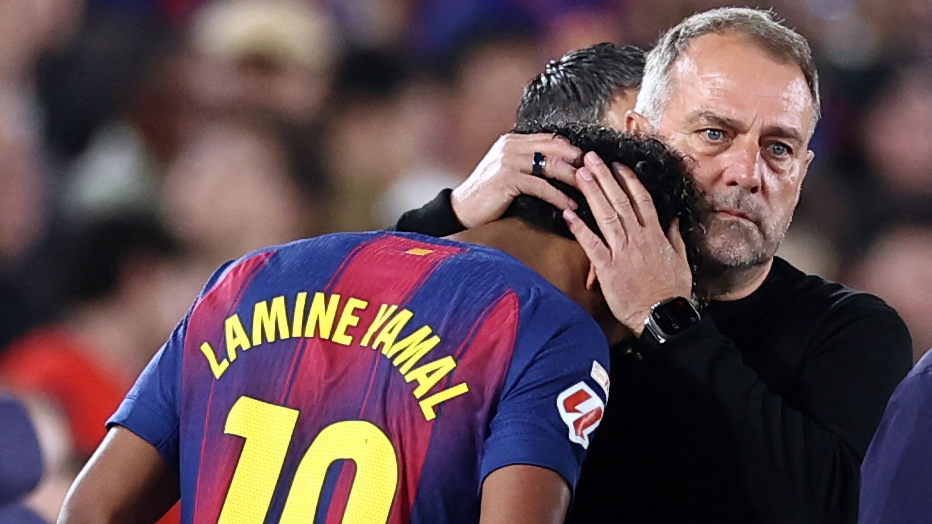 ‘Let’s hope it’s not serious’ – Barca boss Flick awaiting update on Yamal injury