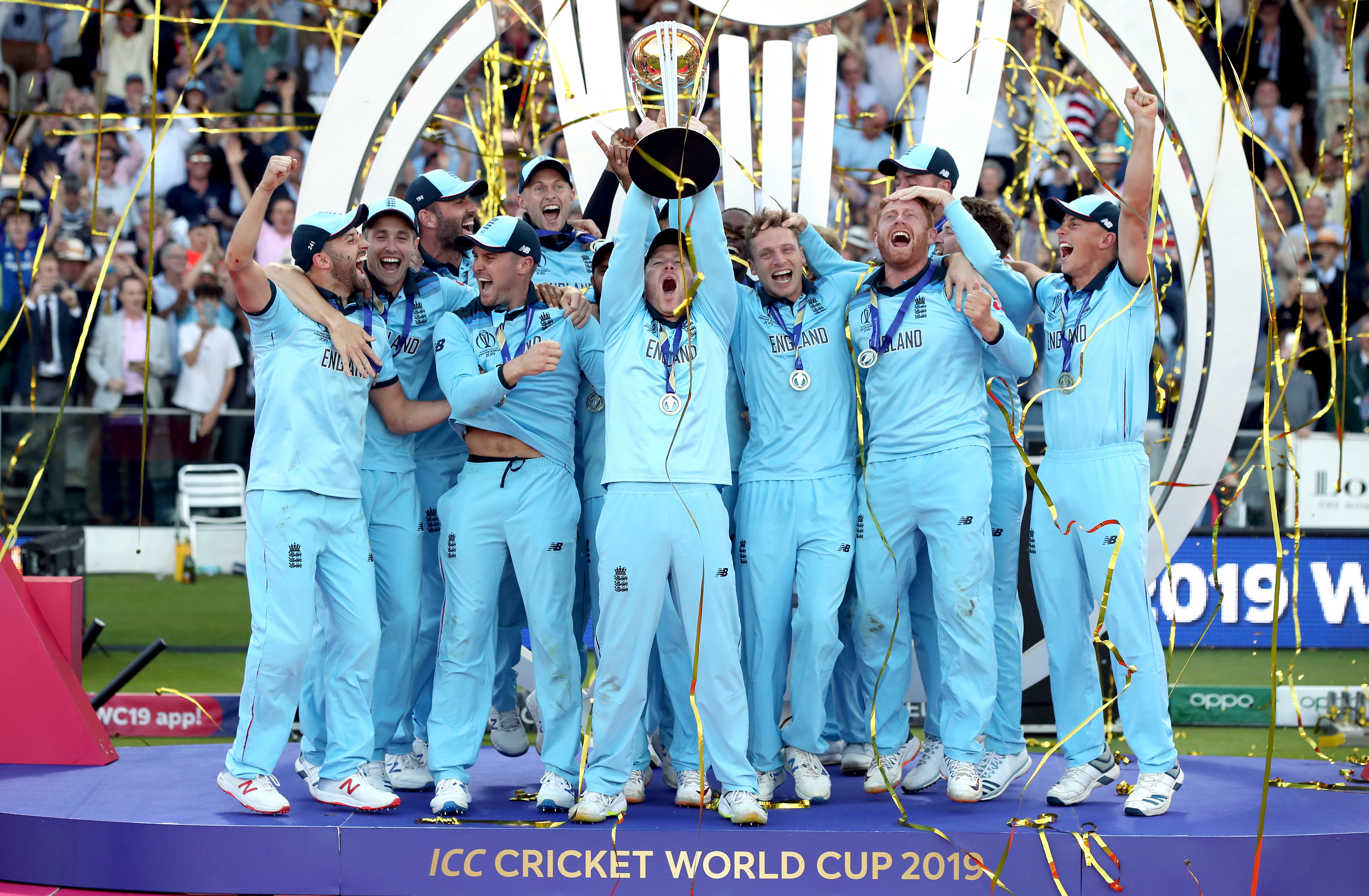 England were triumphant in the 2019 World Cup.