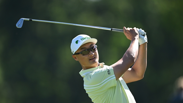 Li Haotong matched the course record on day one of the BMW International Open