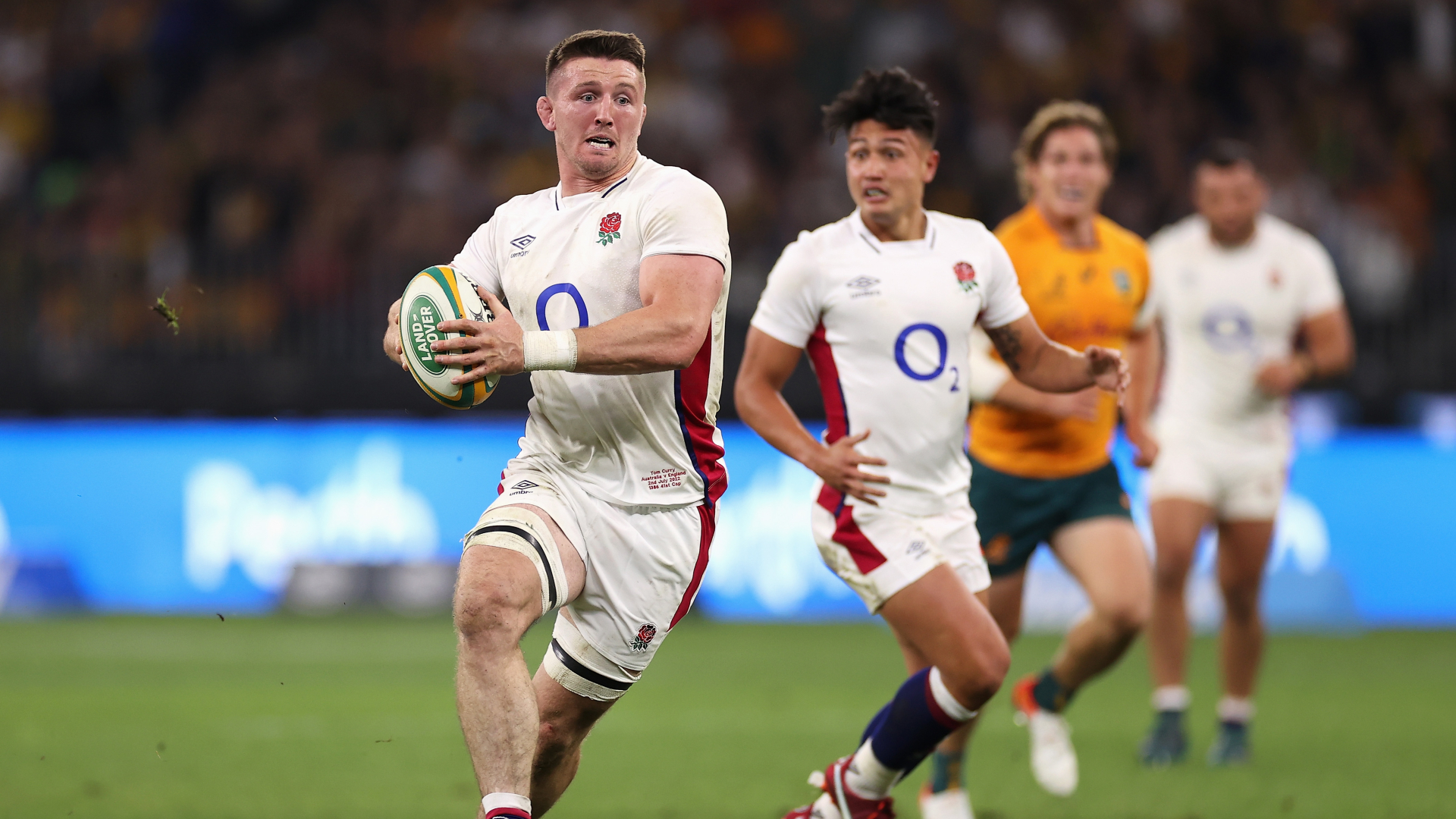 Tom Curry is heading home with concussion following England's first Test loss in Perth