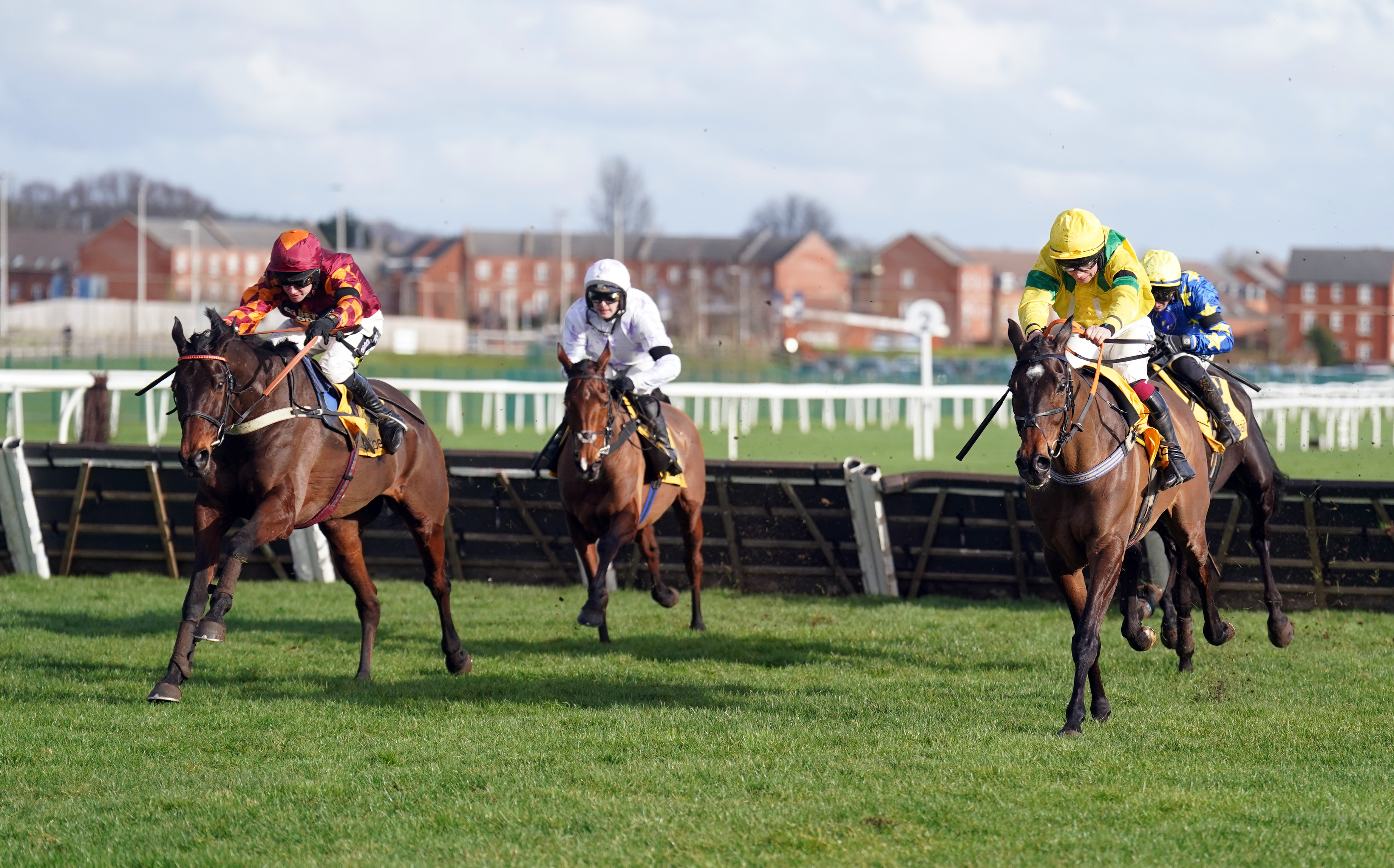 Kyntara (left) was just touched off at Newbury last month