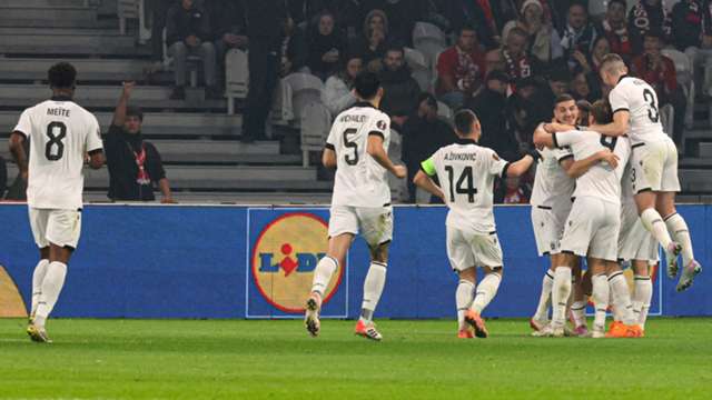 Europa League: Lille denied stunning comeback against PAOK in seven-goal thriller