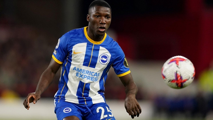 Brighton star Moises Caicedo performed out of position against Manchester United (Mike Egerton/PA)