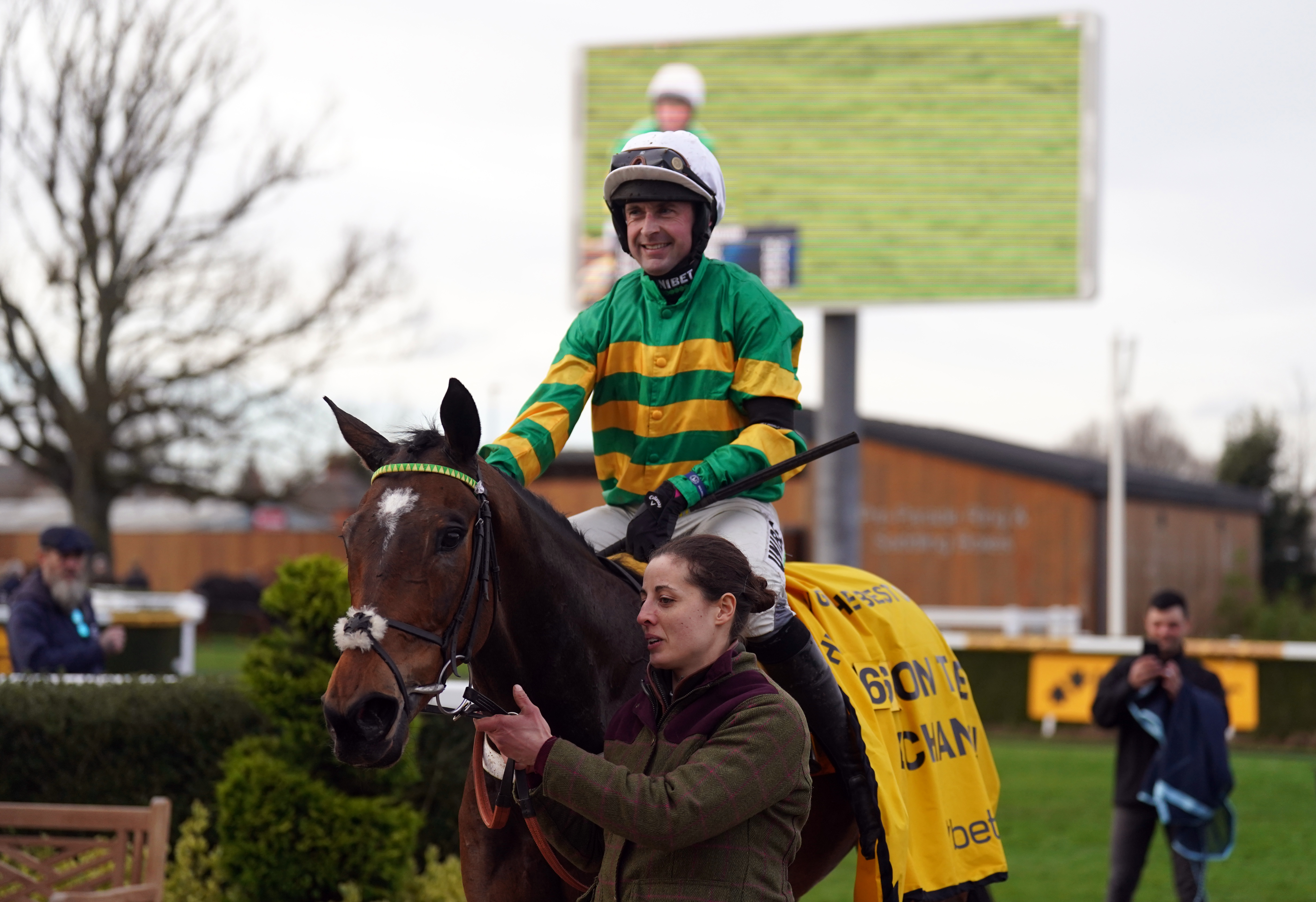Iberico Lord finished with a flourish in the Betfair Hurdle