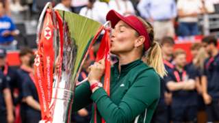 Vekic fights off Raducanu comeback to claims Queen's title