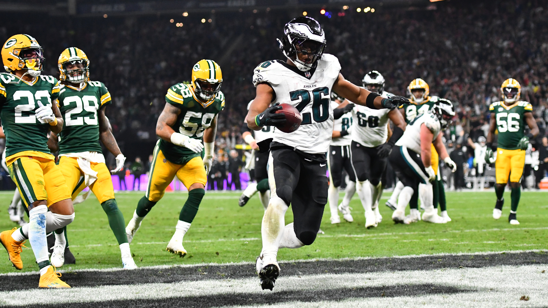 Sirianni excited by 'playmaker' Barkley after stellar Eagles debut