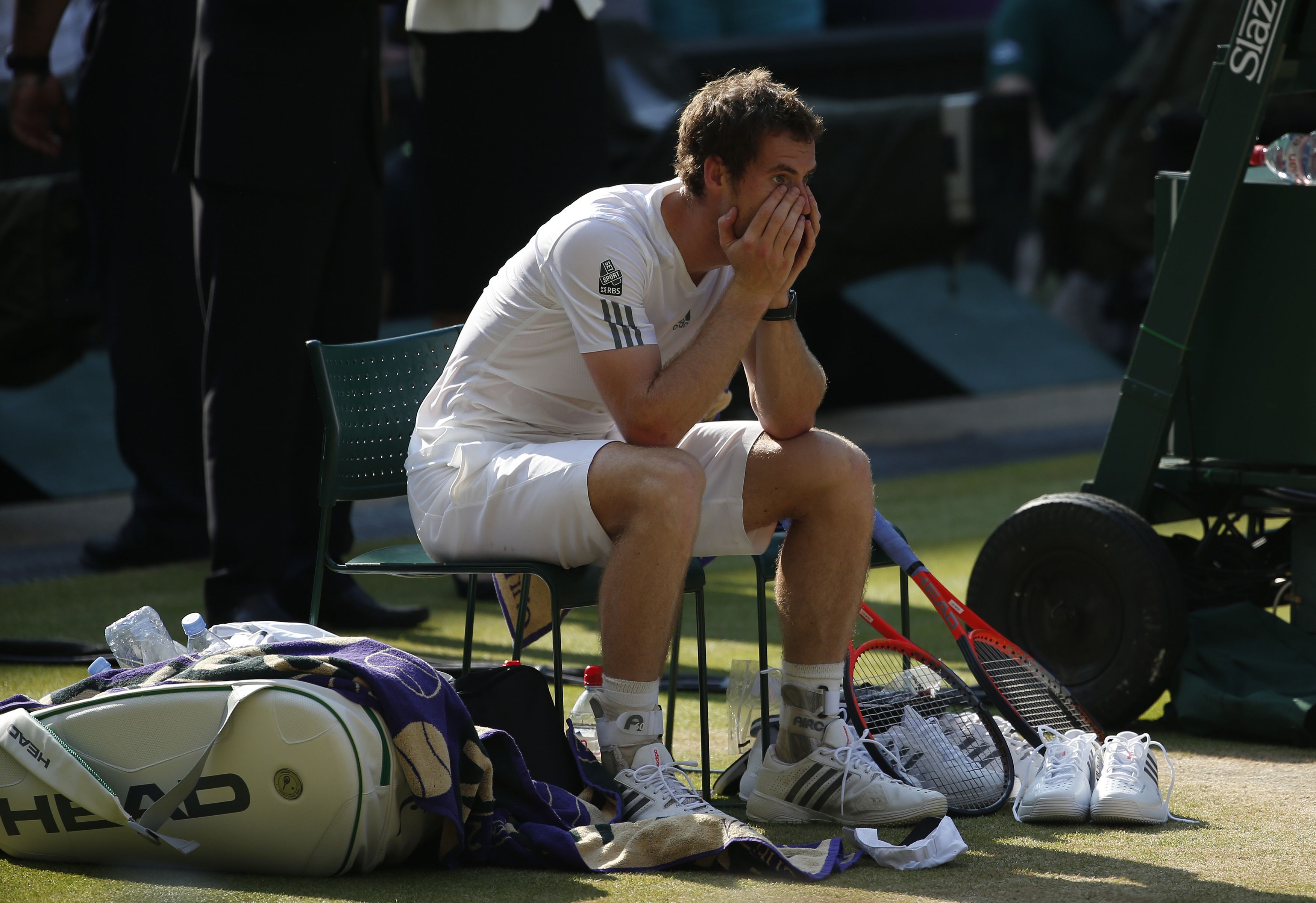 Andy Murray soaks in his achievement