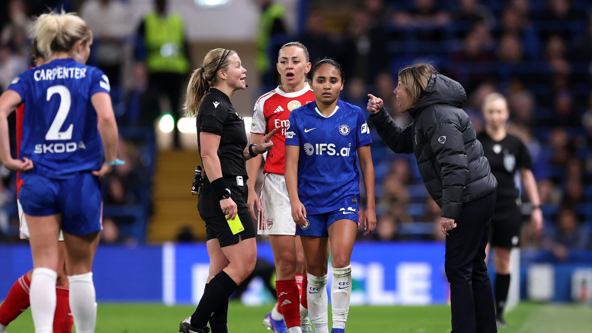 Bompastor hits out at refereeing, laments finishing as Chelsea crash out to Arsenal