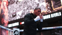 Conor Benn took part in a public workout on Wednesday