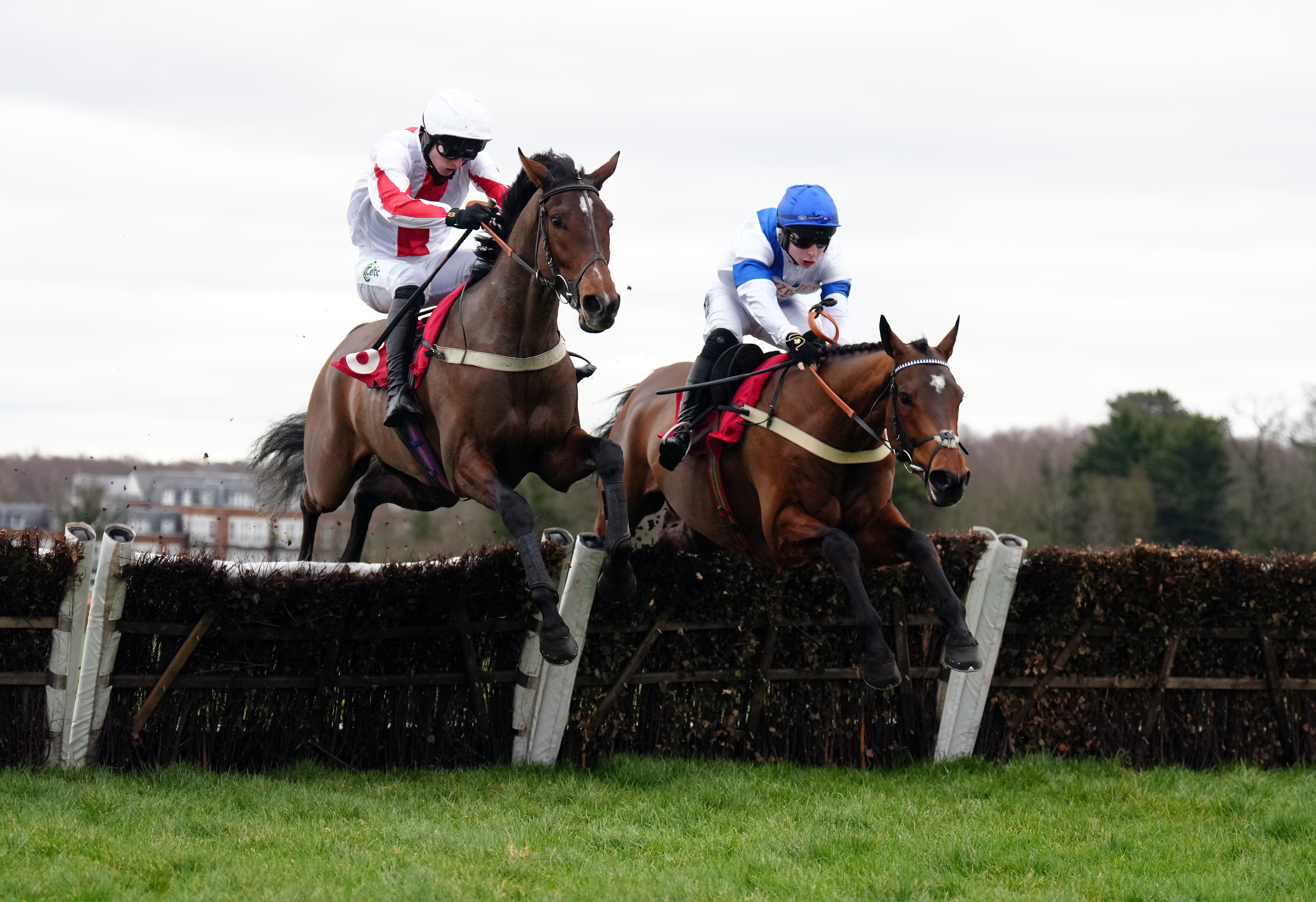 Peking Opera jumps a hurdle on his way to victory at Sandown
