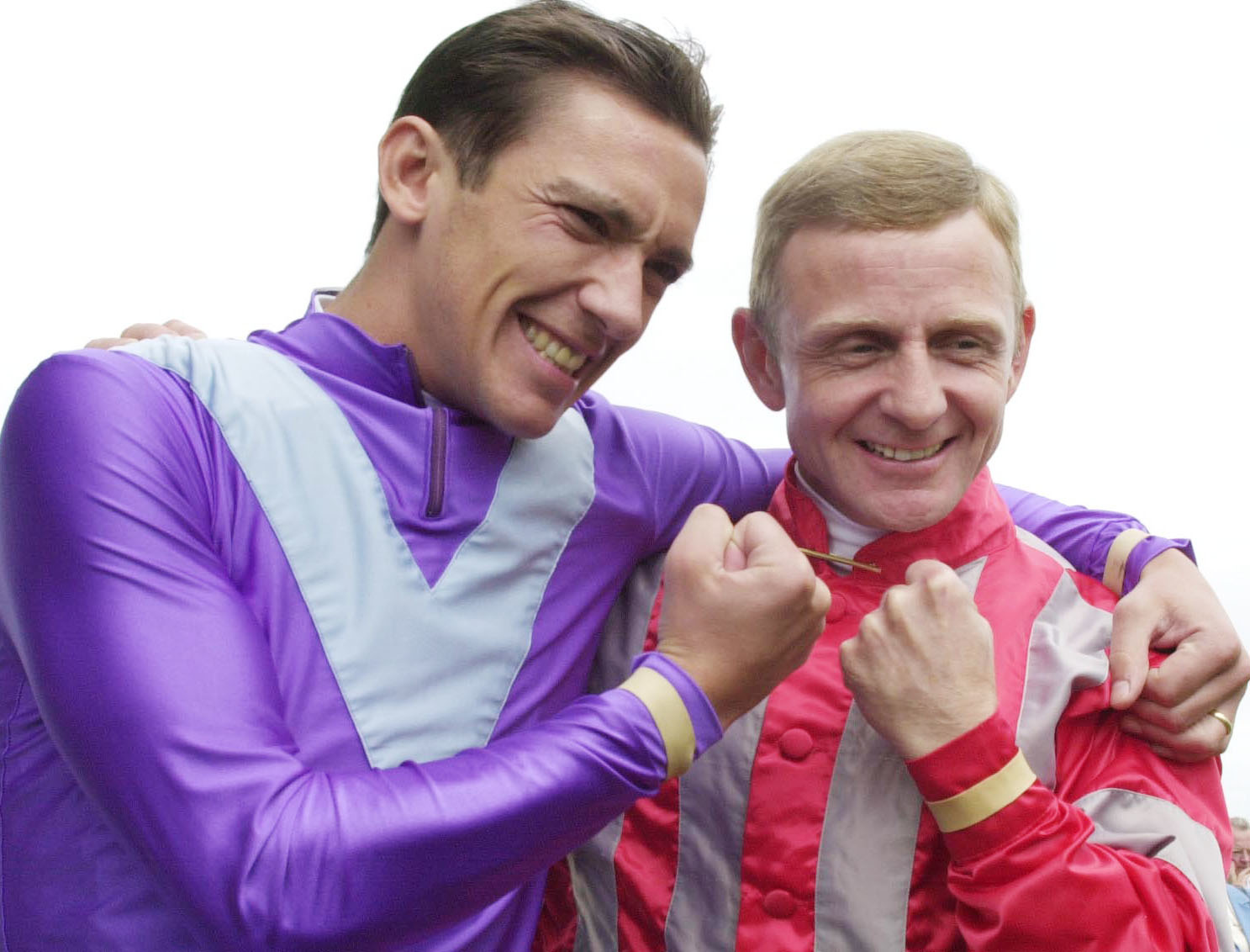 Kevin Darley (right) with a young Frankie Dettori
