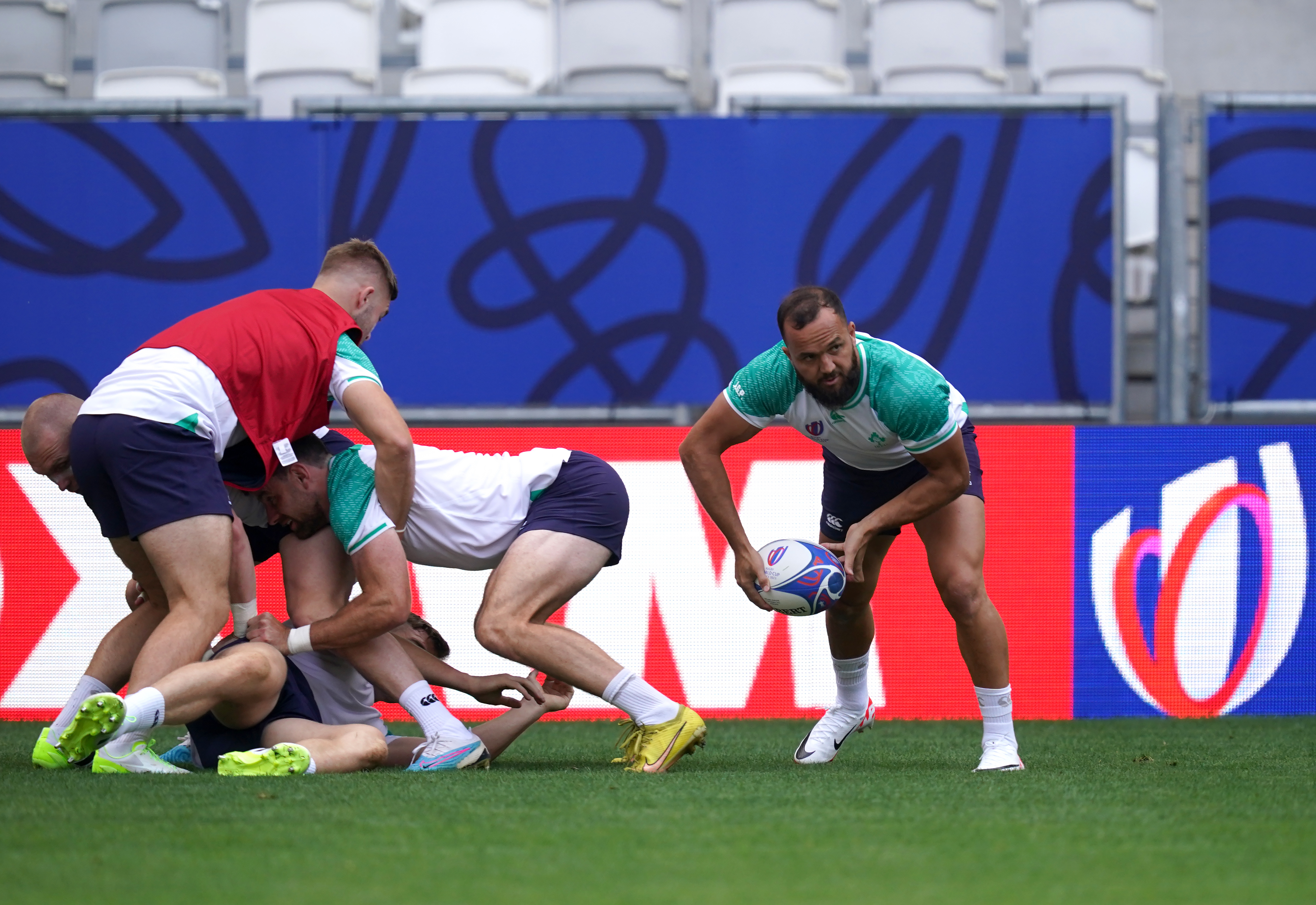 Ireland scrum-half Jamison Gibson-Park, right, has been recalled