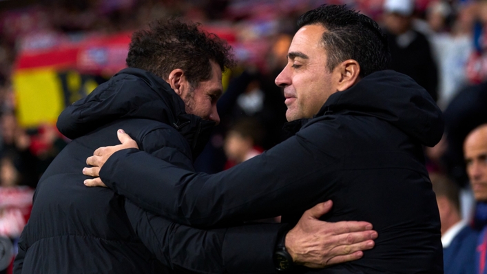 Diego Simeone has been impressed by Xavi's work with Barcelona