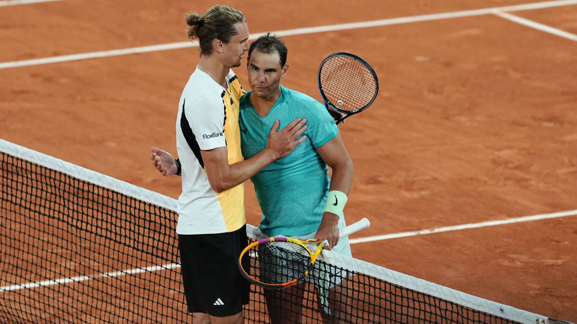Zverev sees off Nadal on potential French Open swansong