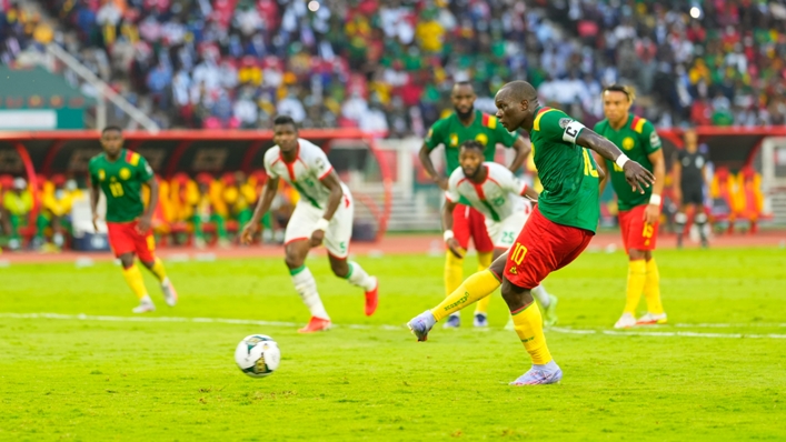 Vincent Aboubakar scored two penalties against Burkina Faso