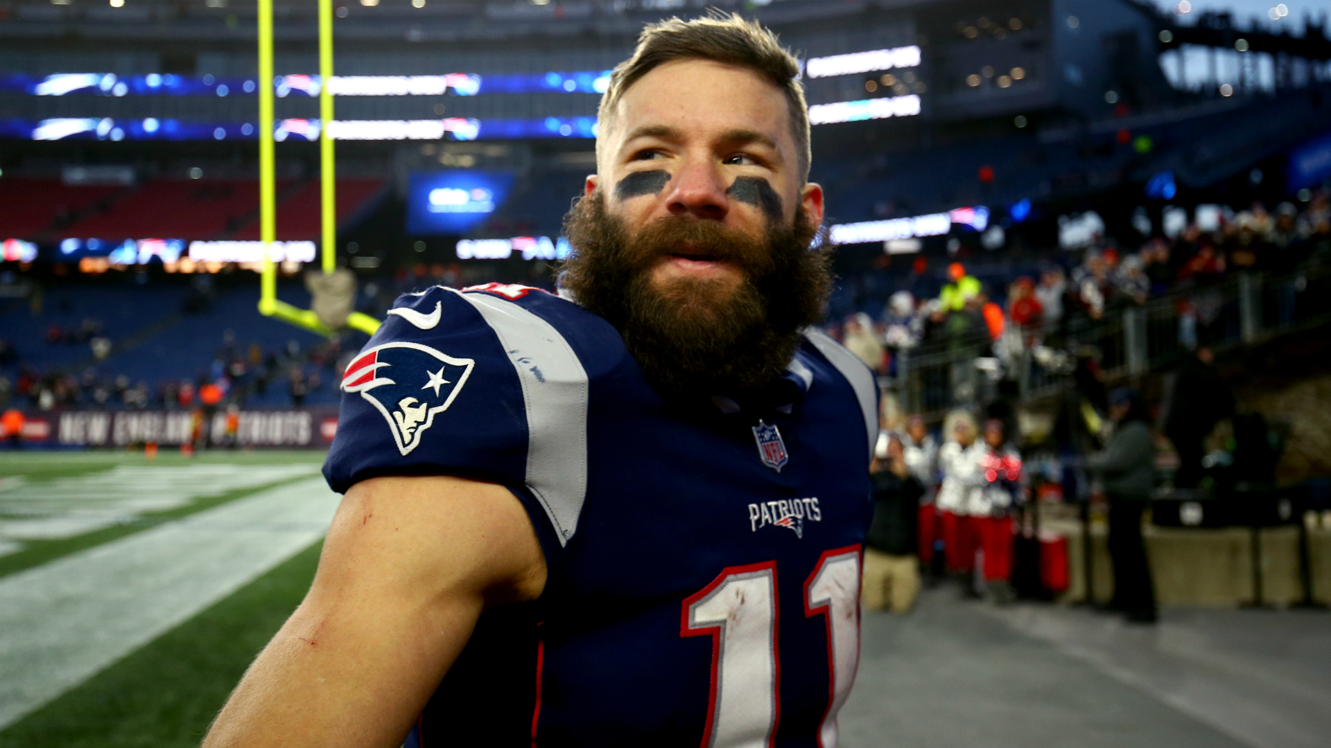 Super Bowl 53: Julian Edelman surprises bullied female QB with tickets ...