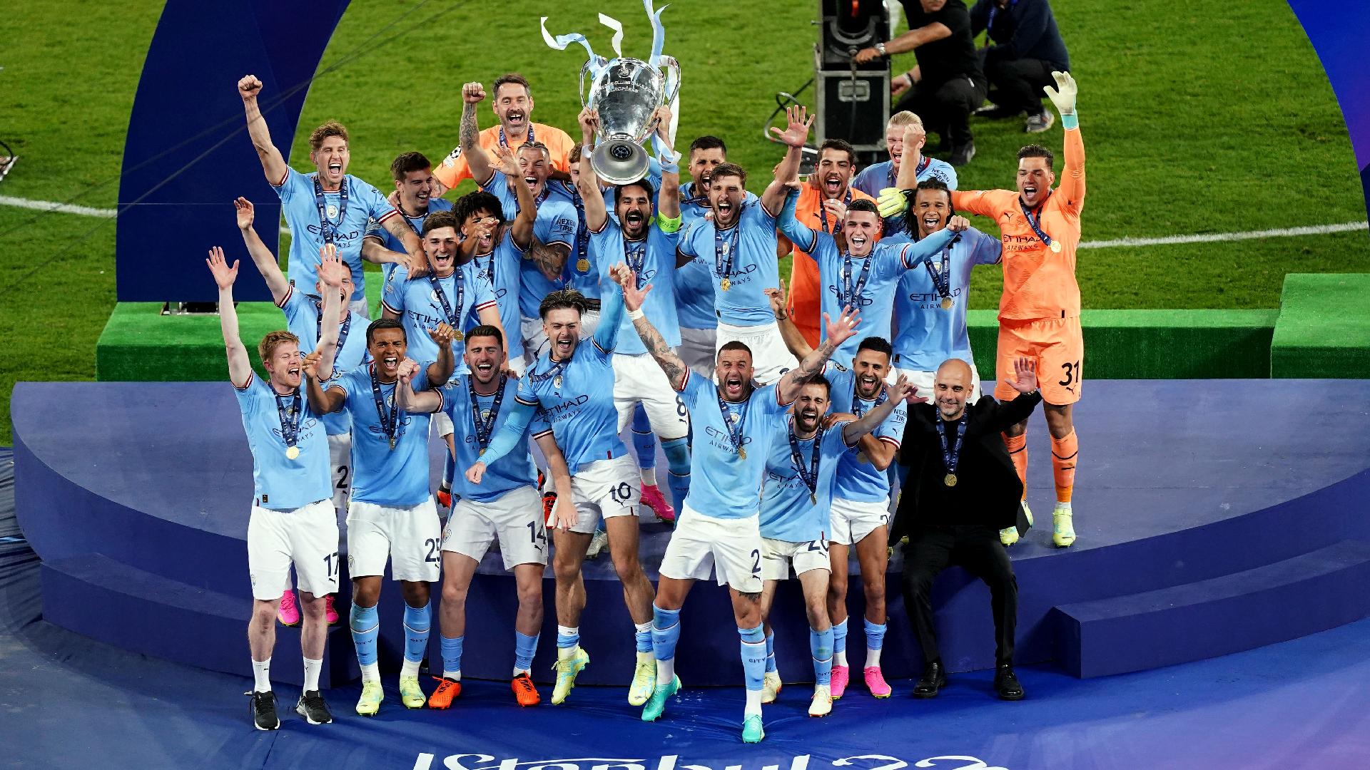 Live – Manchester City Win Champions League To Complete Treble