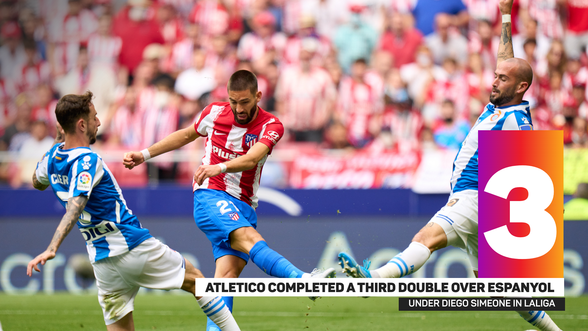 Atletico Madrid's league double over Espanyol