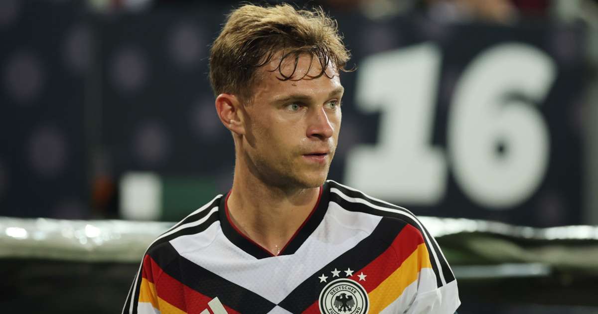 Joshua Kimmich in Germany action