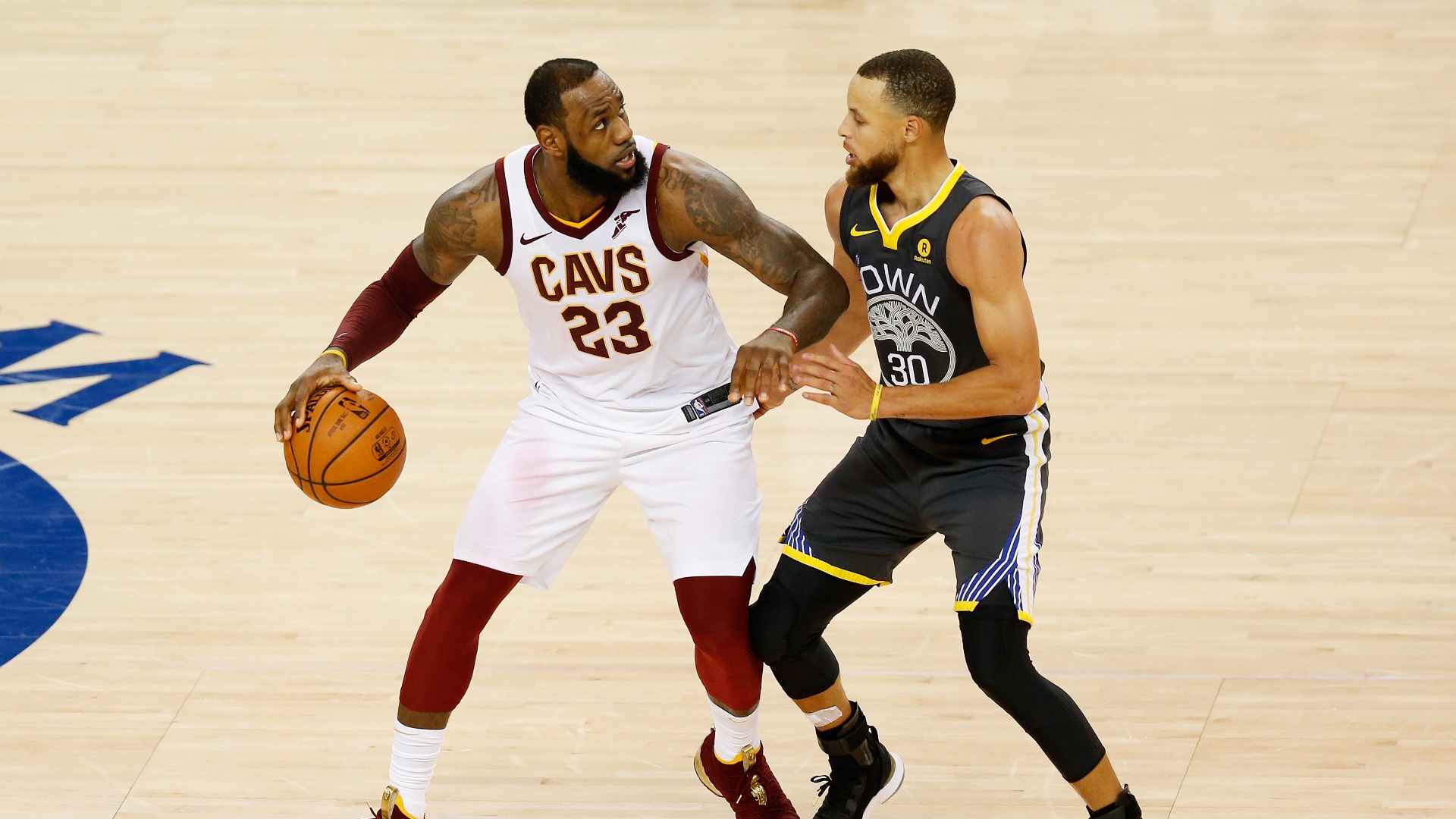 LeBron James faced the Warriors in four straight Finals series