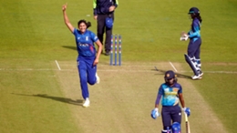 Debutant Mahika Gaur took three wickets along with Lauren Filer and Sarah Glenn (Owen Humphreys/PA)