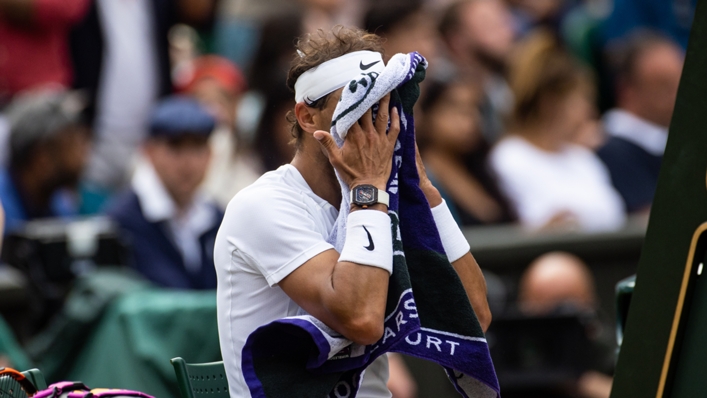 Rafael Nadal will play no further part at Wimbledon this year