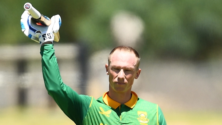 Rassie van der Dussen scored 61 off 52 balls in South Africa's last warm-up match