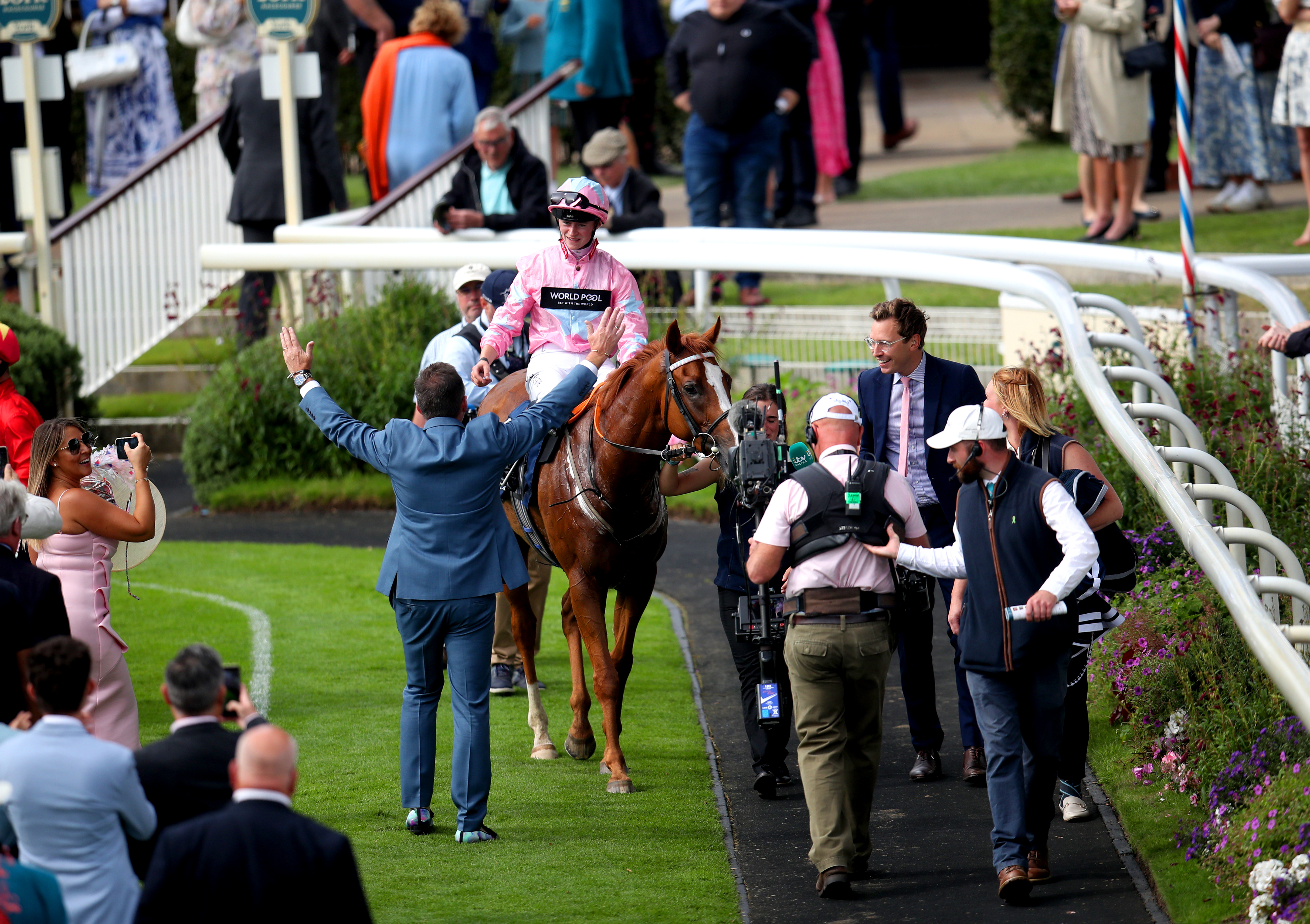Live In The Dream after winning at York