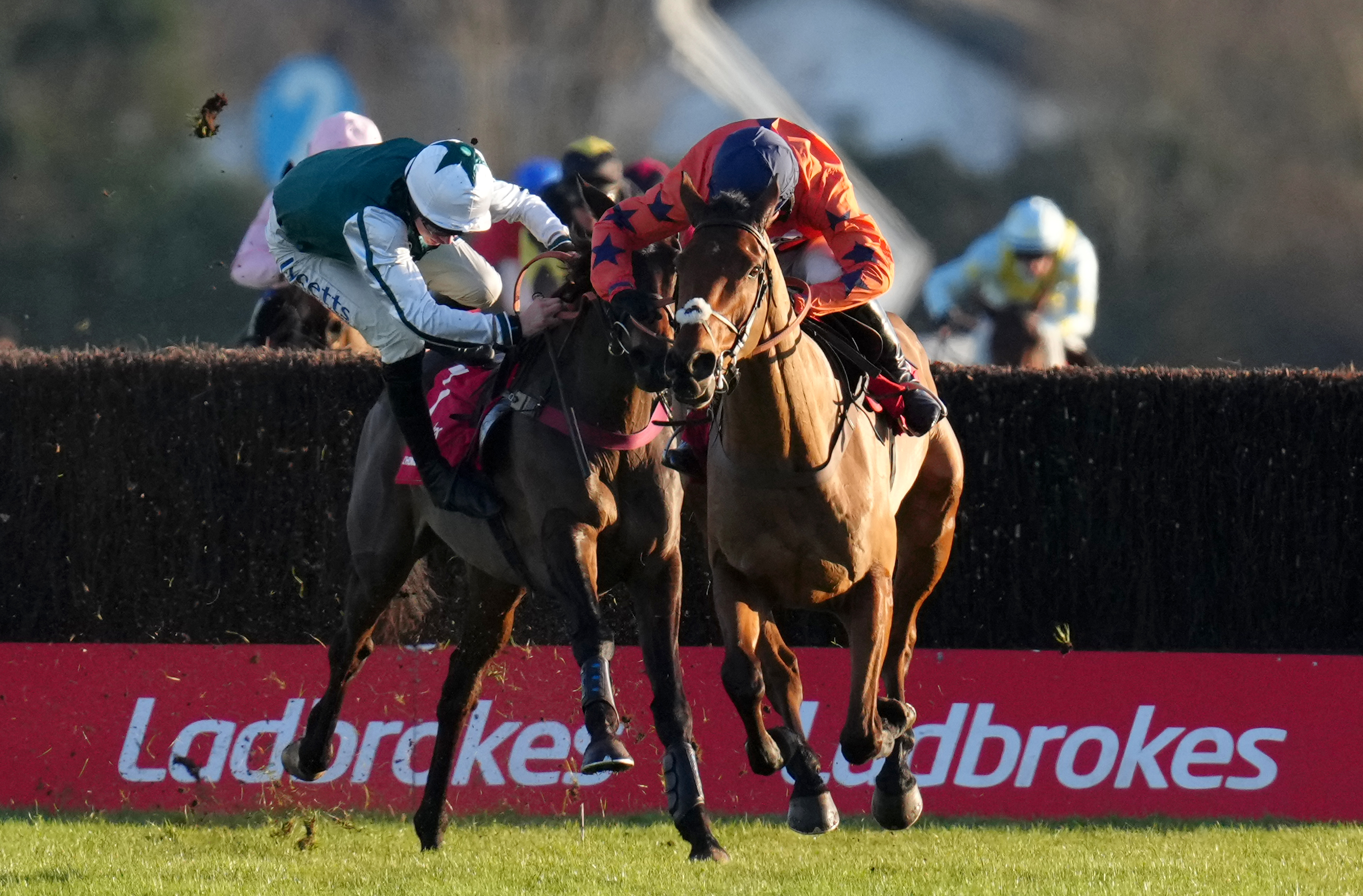 L'Homme Presse was last seen unseating Charlie Deutsch in the 2022 King George VI Chase