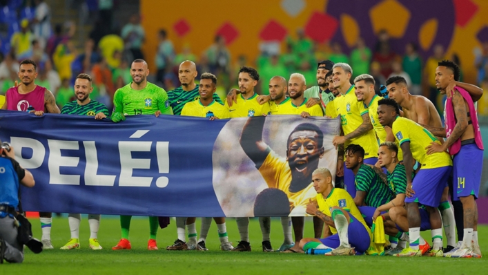 Brazil paid tribute to Pele after their win over South Korea