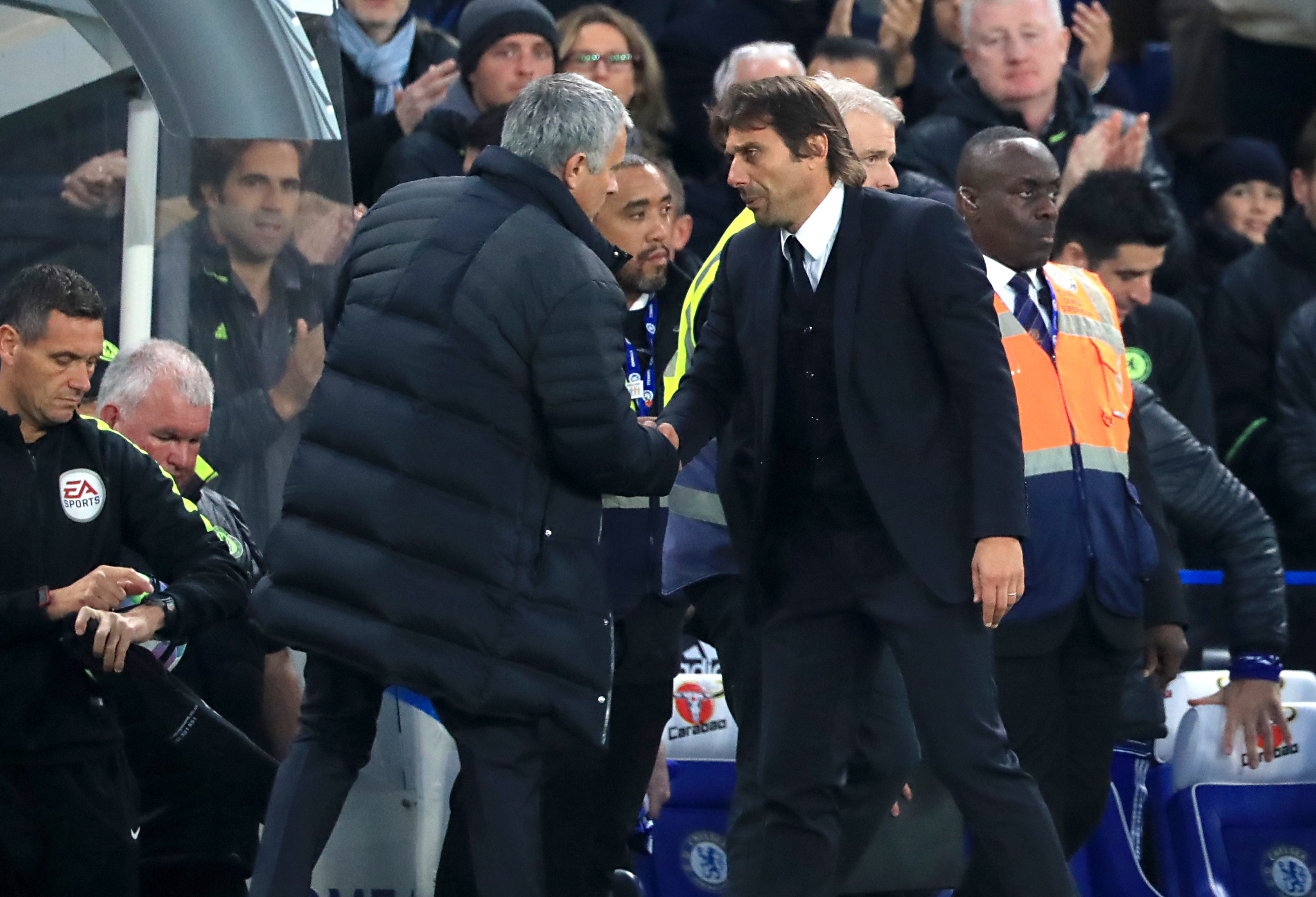 Jose Mourinho and Antonio Conte