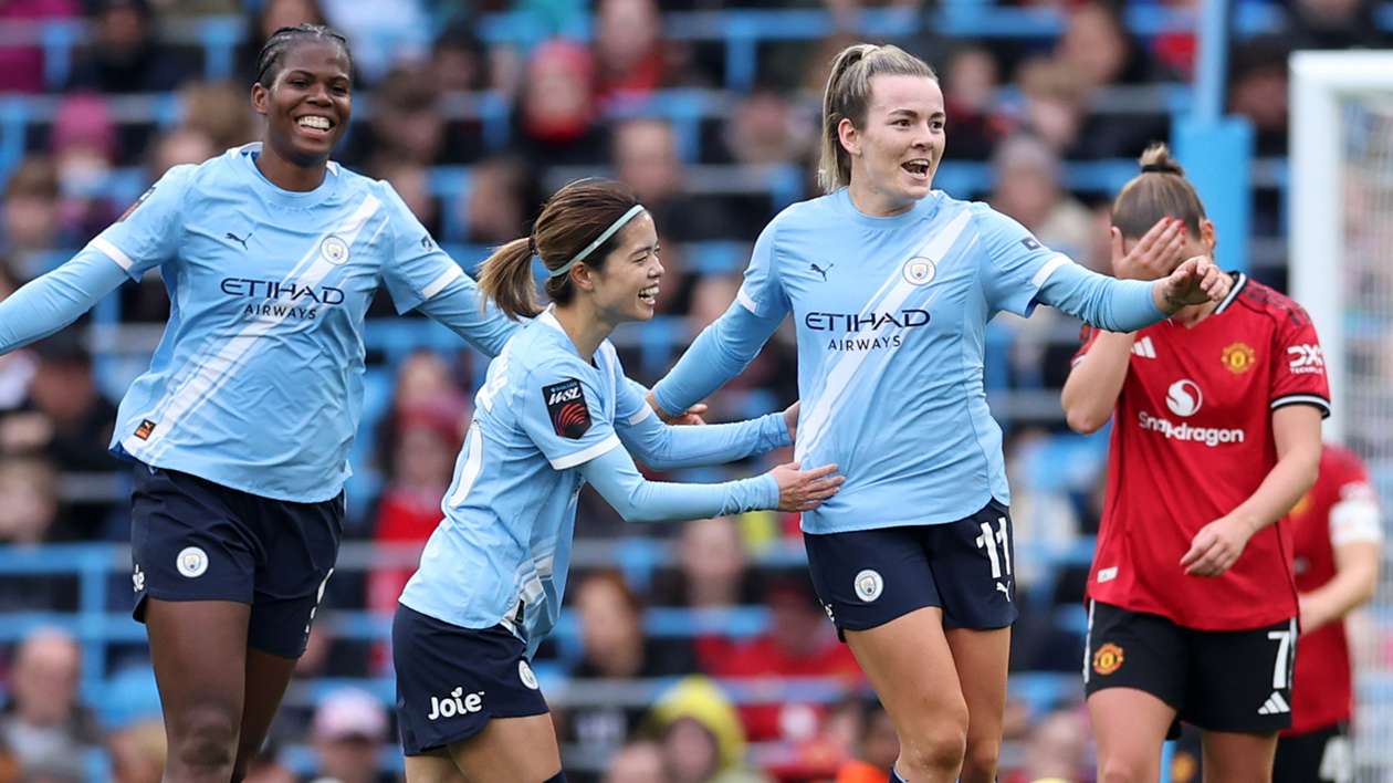 Manchester City 3-0 Manchester United: Thumping derby win takes WSL leaders four points clear