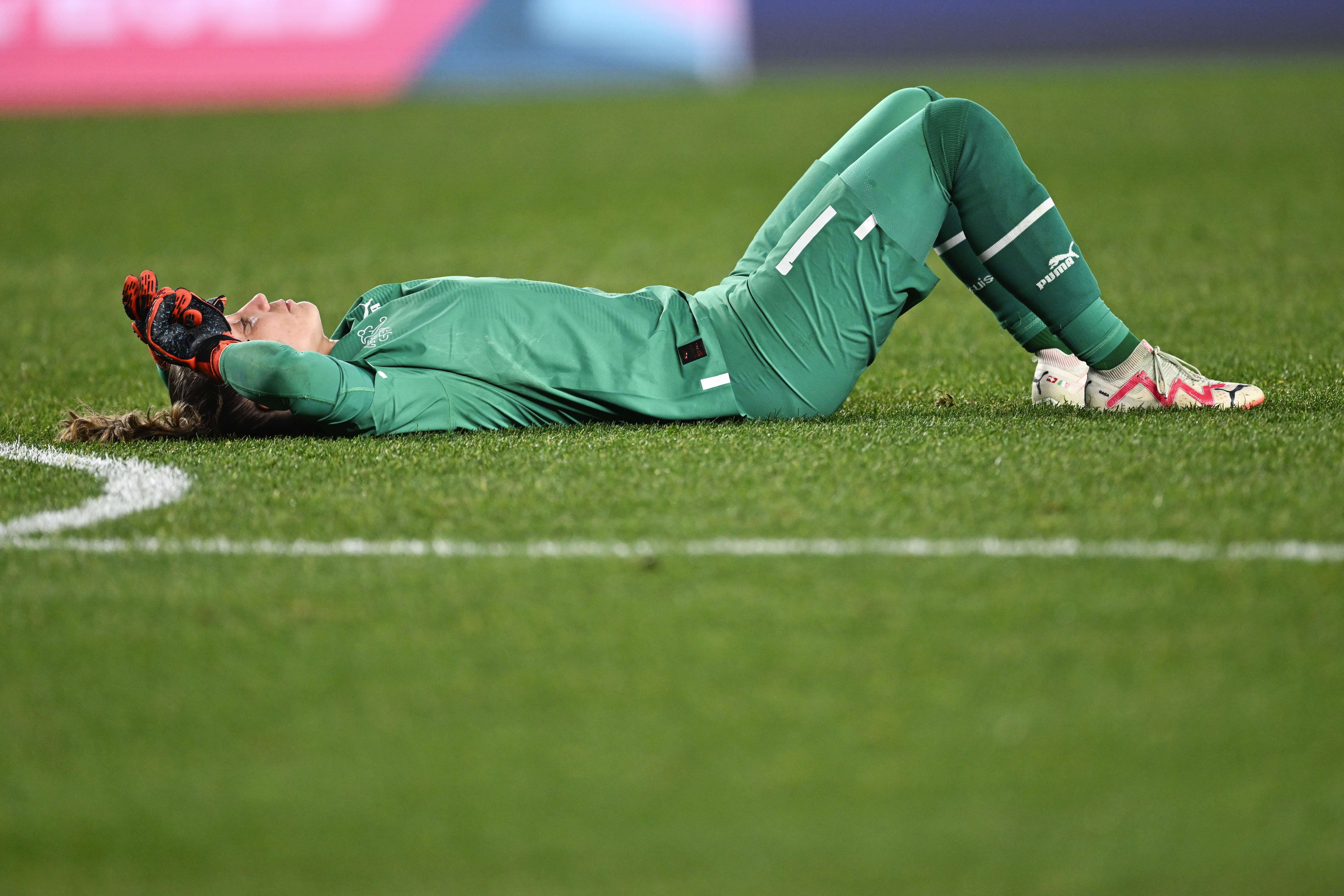 Switzerland were hammered (Andrew Cornaga/AP)