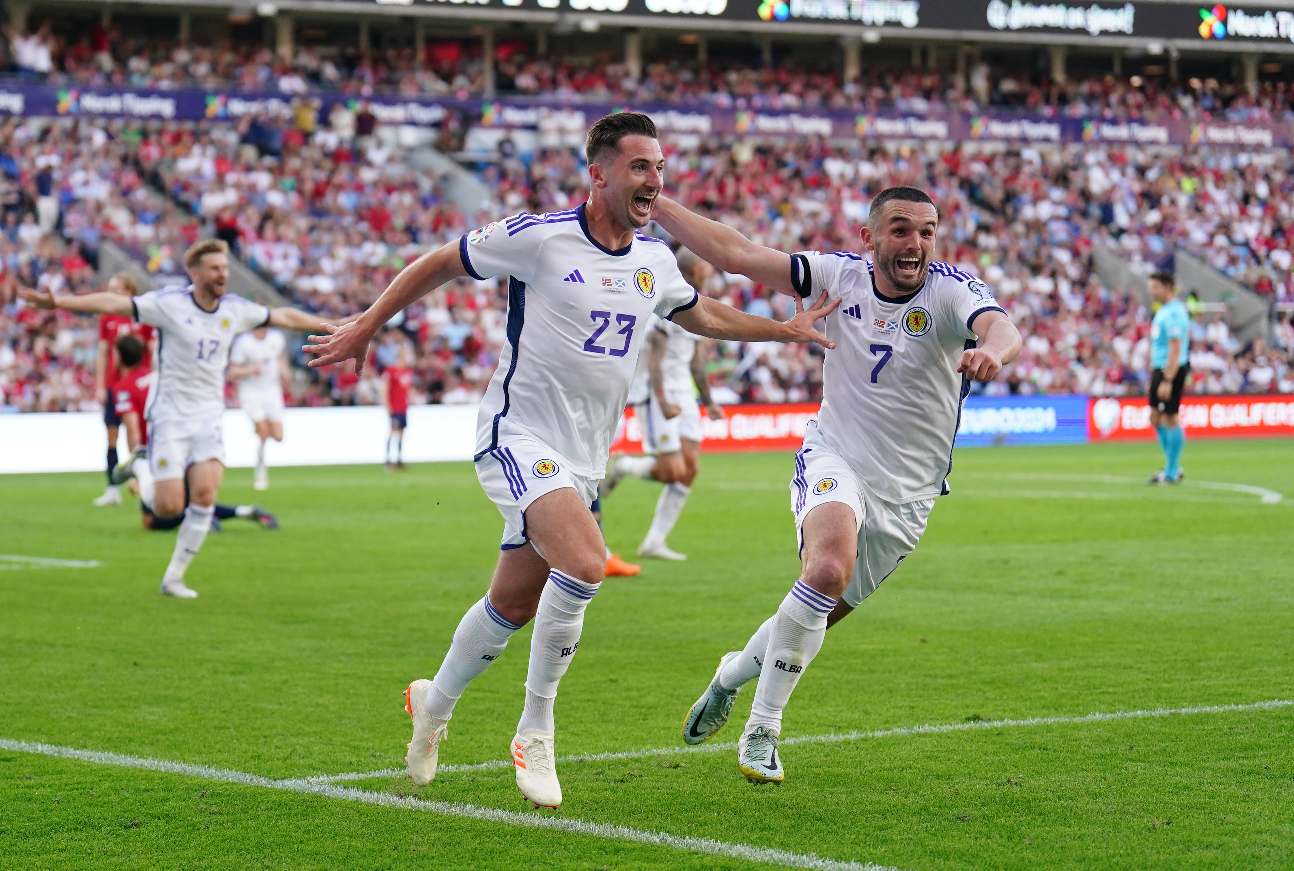 Kenny McLean scored the winner against Norway