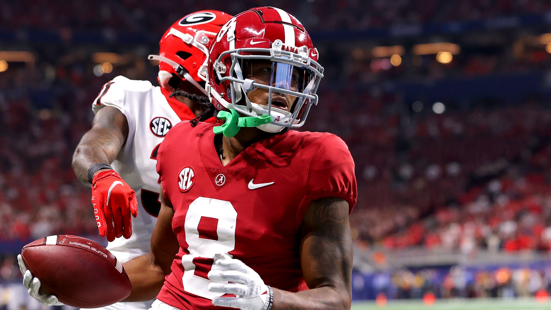 Alabama receiver John Metchie III
