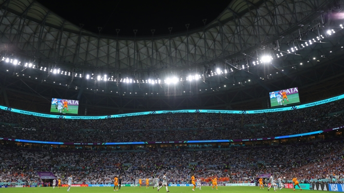 Lusail Stadium, pictured during the Netherlands' quarter-final tie with Argentina