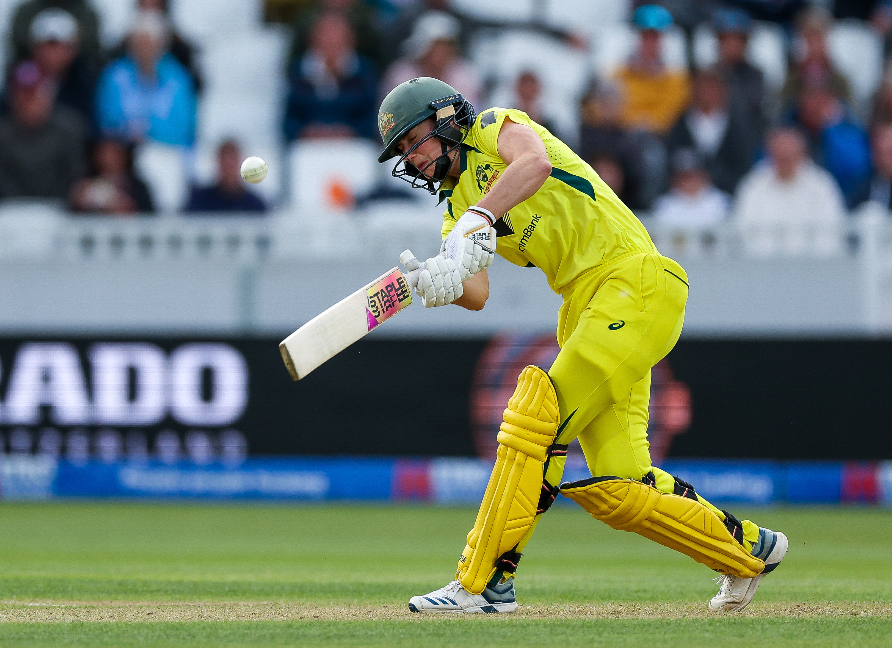 Ellyse Perry bats against England in this summer's Ashes