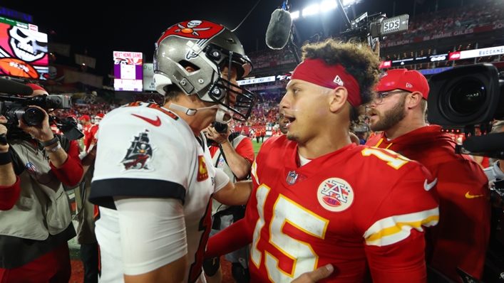 Patrick Mahomes has paid tribute to Tom Brady