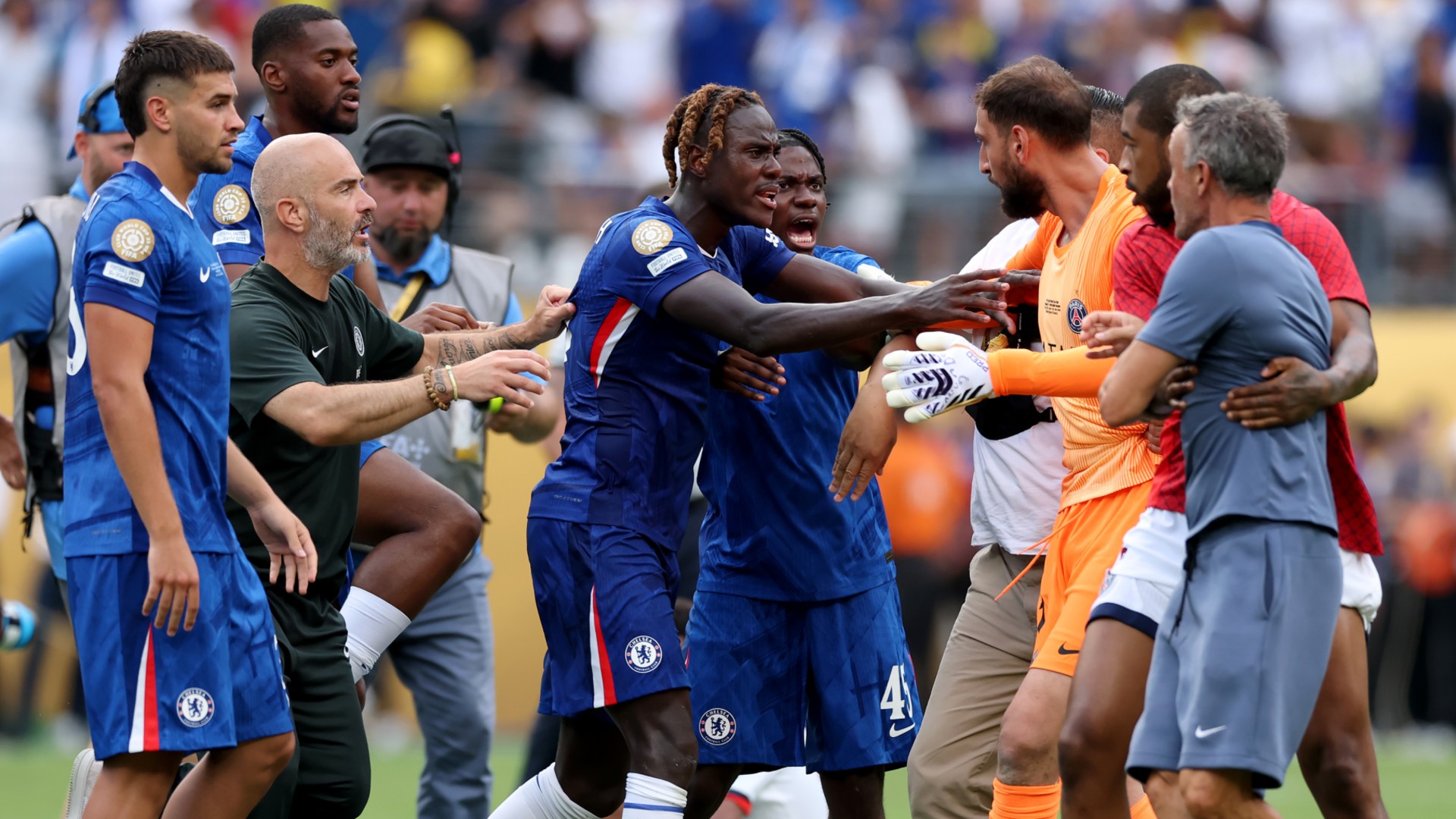 ‘We’re not out for revenge’ against Chelsea, says PSG forward Barcola