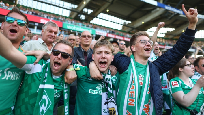 Werder Bremen have been promoted back to the Bundesliga