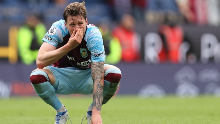 Wout Weghorst after Burnley were relegated from the Premier League