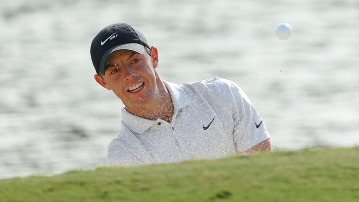 Rory McIlroy delivered on the first day in the Bahamas