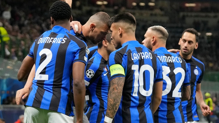 Inter Milan took charge of their Champions League semi-final against AC Milan (AP Photo/Antonio Calanni)