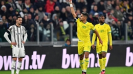 Ludovic Blas celebrates his second-half equaliser at Juventus on Thursday