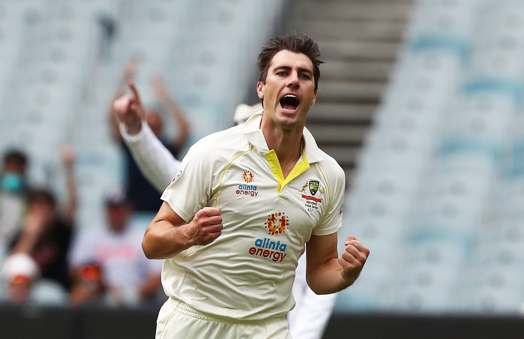 Pat Cummins, pictured, was also praised by Eoin Morgan (Jason O’Brien/PA)