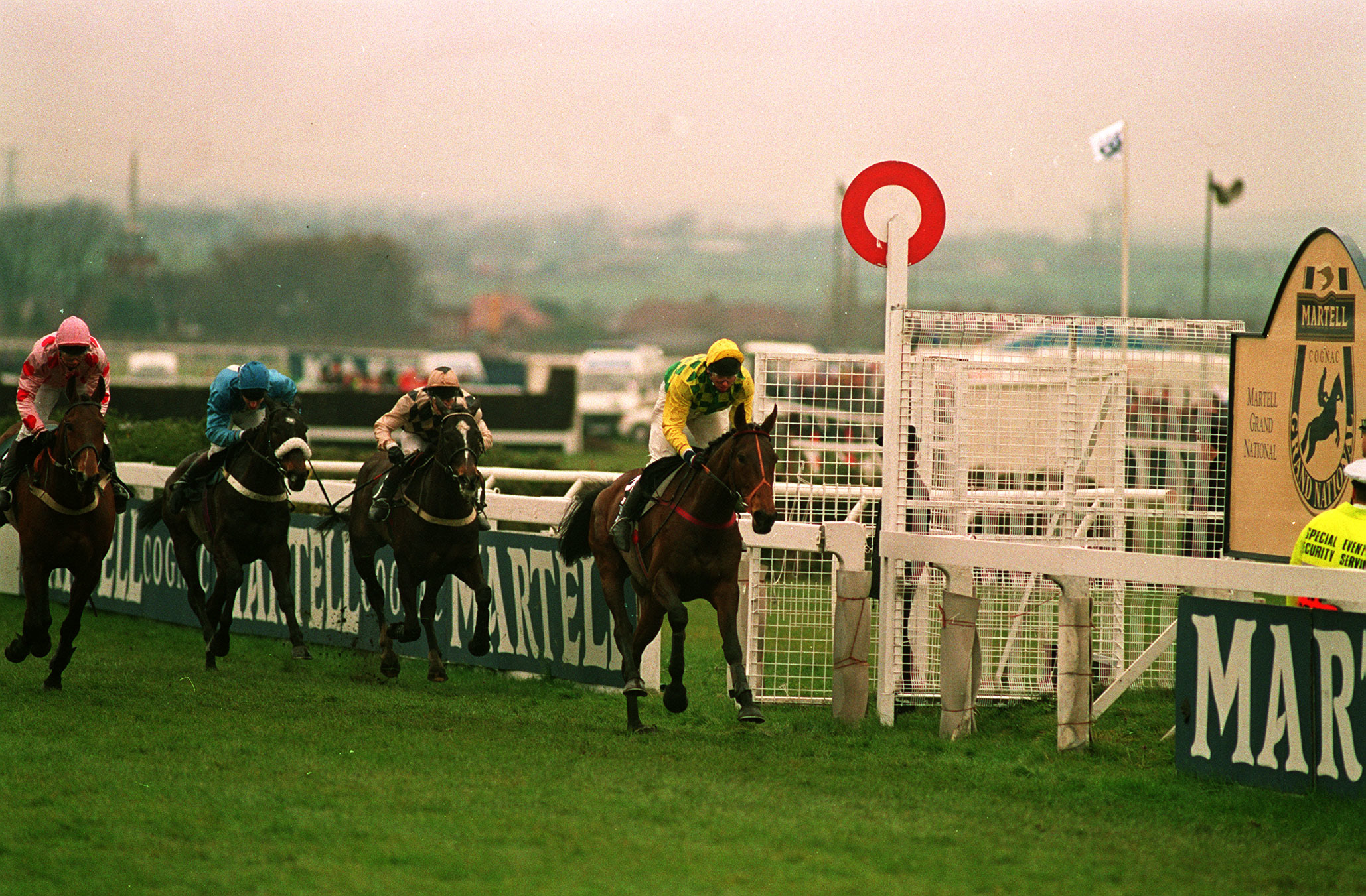 Cahervillahow (left) finished second in the National that never was in 1993