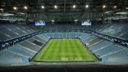 The Krestovsky Arena in St Petersburg has been stripped of host duties for the Champions League final