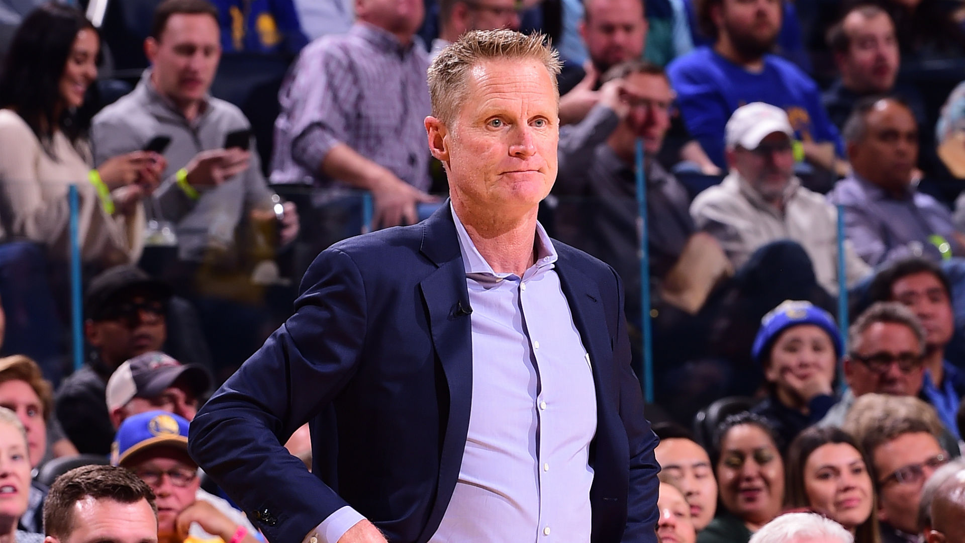 Golden State Warriors head coach Steve Kerr