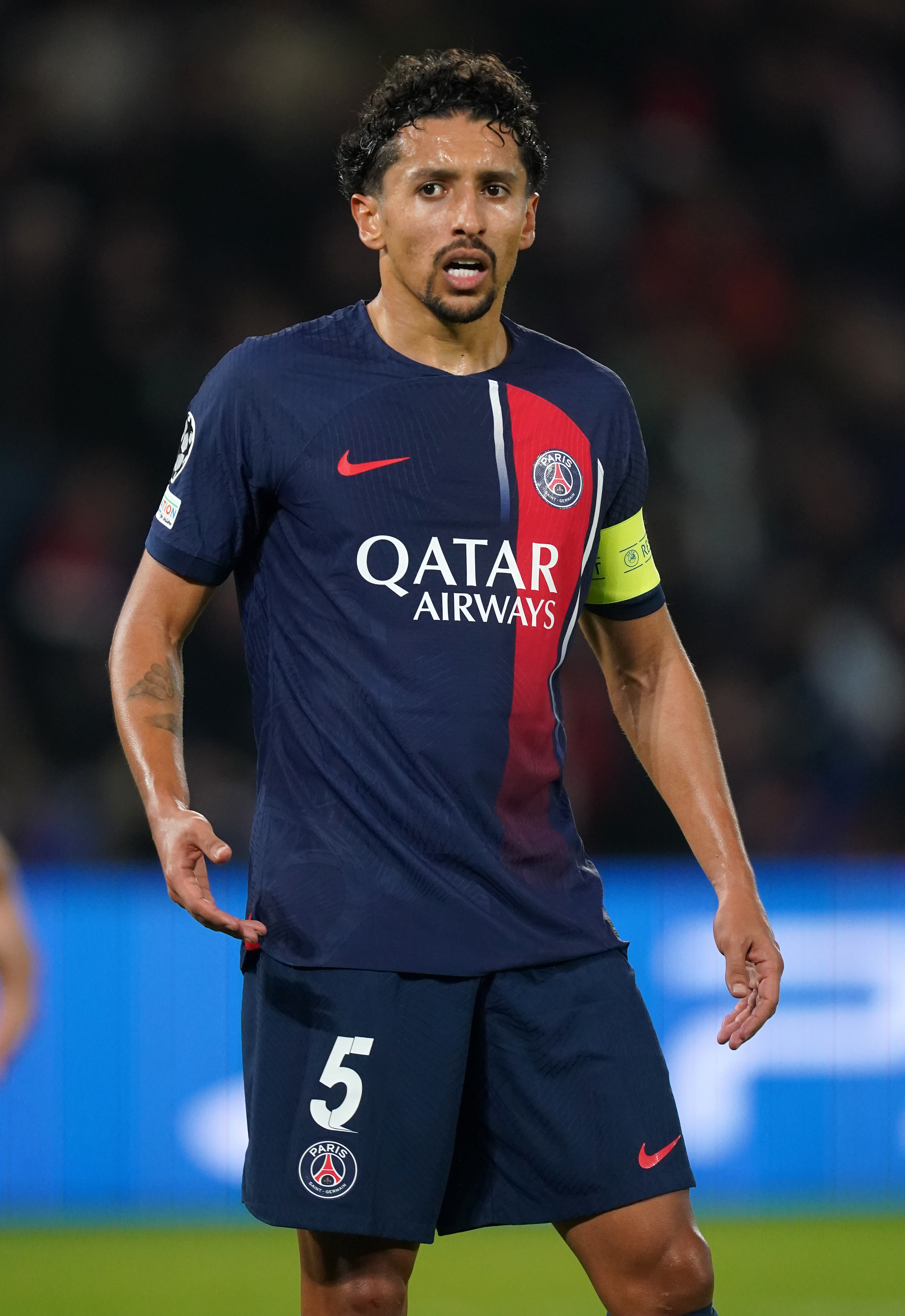 Paris St Germain skipper Marquinhos returned from injury in midweek