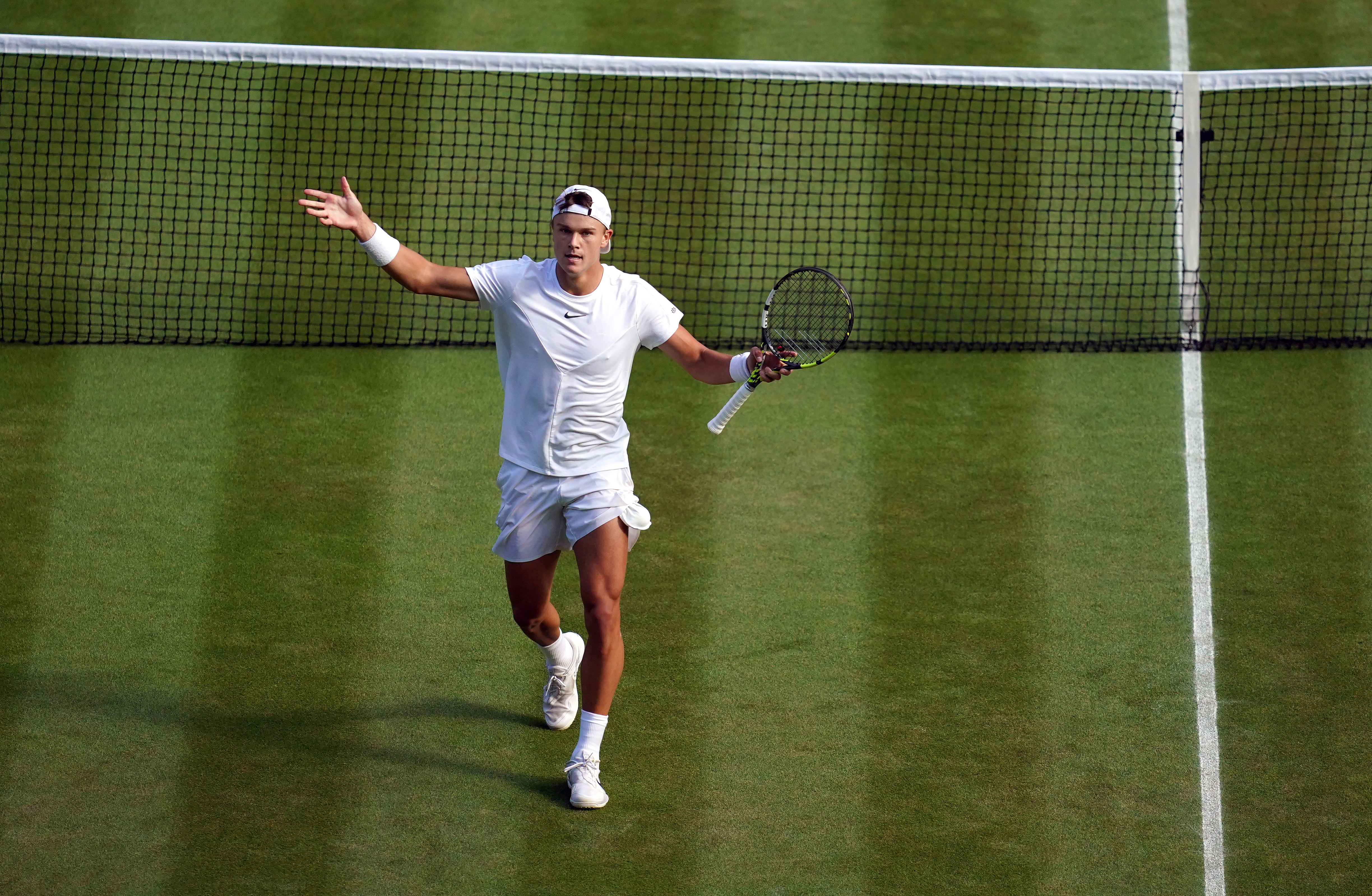 Holger Rune put up a fight against his fellow 20-year-old